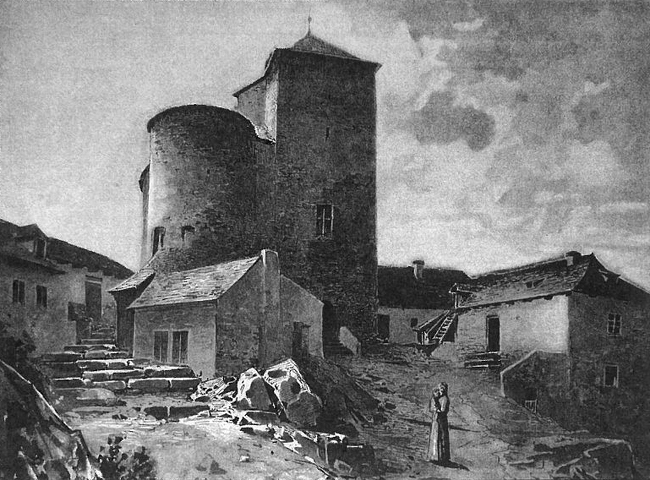 hradní areál - Václav Jansa - konec 19. století